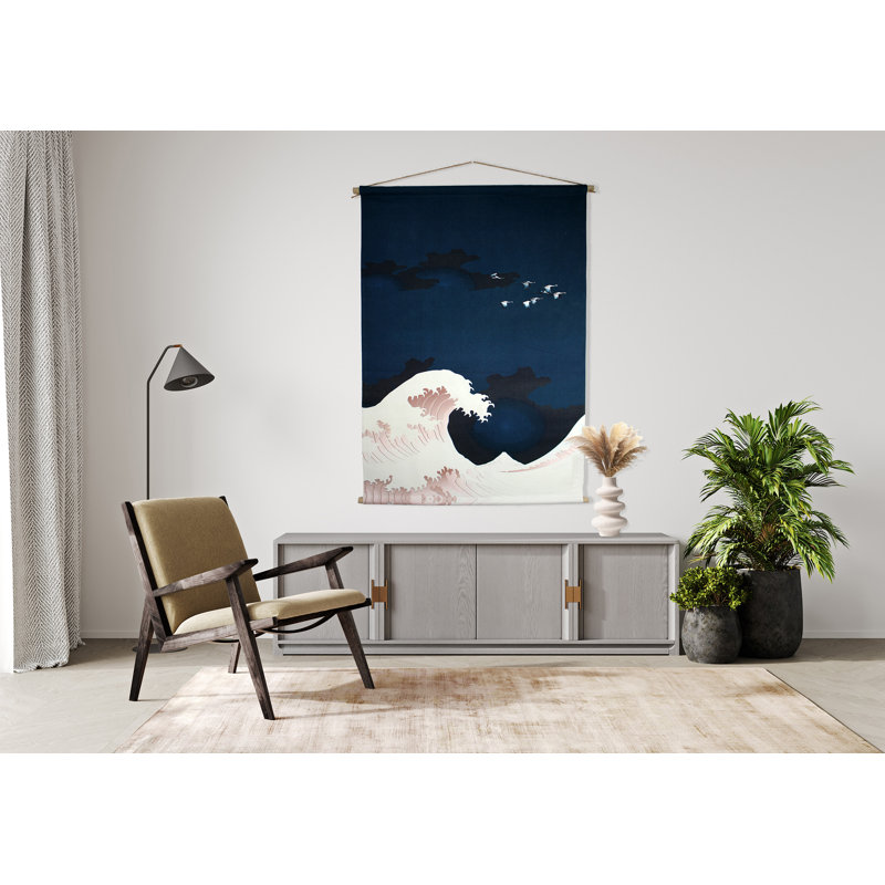 Loom Woven Cotton Wall Hanging - Rod Included