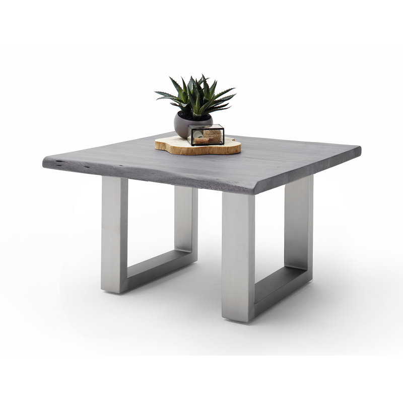 Edmunds Sled Coffee Table, Grey/Brown/Blue, Stainless steel