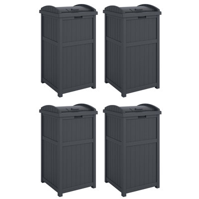 Resin Manual Lift Kitchen Trash Can