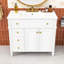 Meuble-lavabo avec lavabo, 3 tiroirs et 2 portes à fermeture en douceur-1904069707