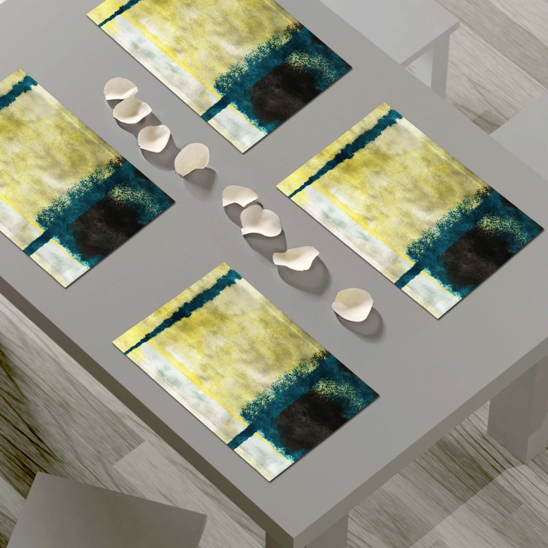 Napperon abstrait en polyester
