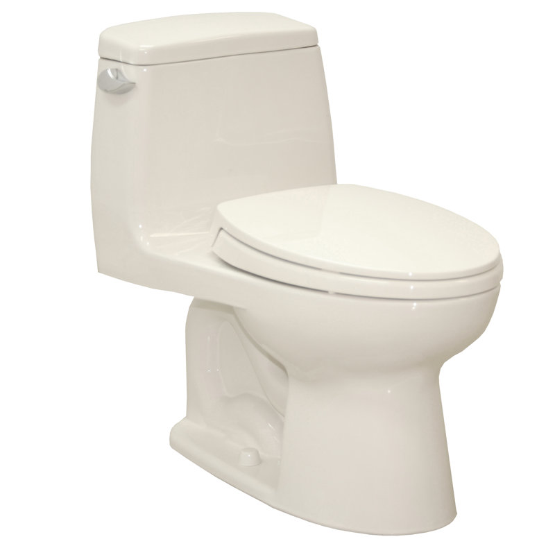 TOTO® Eco UltraMax® One-Piece Elongated 1.28 GPF Toilet, Colonial White, Left-Hand, Colonial White
