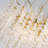 10 - Light Modern Tree Branch Crystal Chandelier Luxury Gold Crystal Pendant Lighting Dimmable Tiered Chandelier