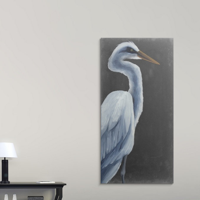 « ii », reproduction d’art dépilée Herald, Cadre blanc, H 32 po x l 20 po x P 1 po