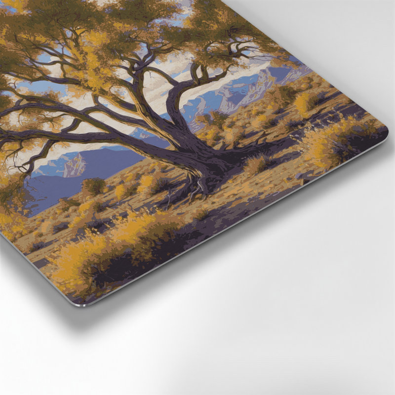 «Southwestern Plants» Palo Verde, art mural brun en métal 172, H 96 po x l 96 po x P 0,05 po