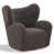 Dark Brown Faux Shearling