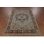 Tapis bleu clair à motif médaillon Oushak 8 x 10