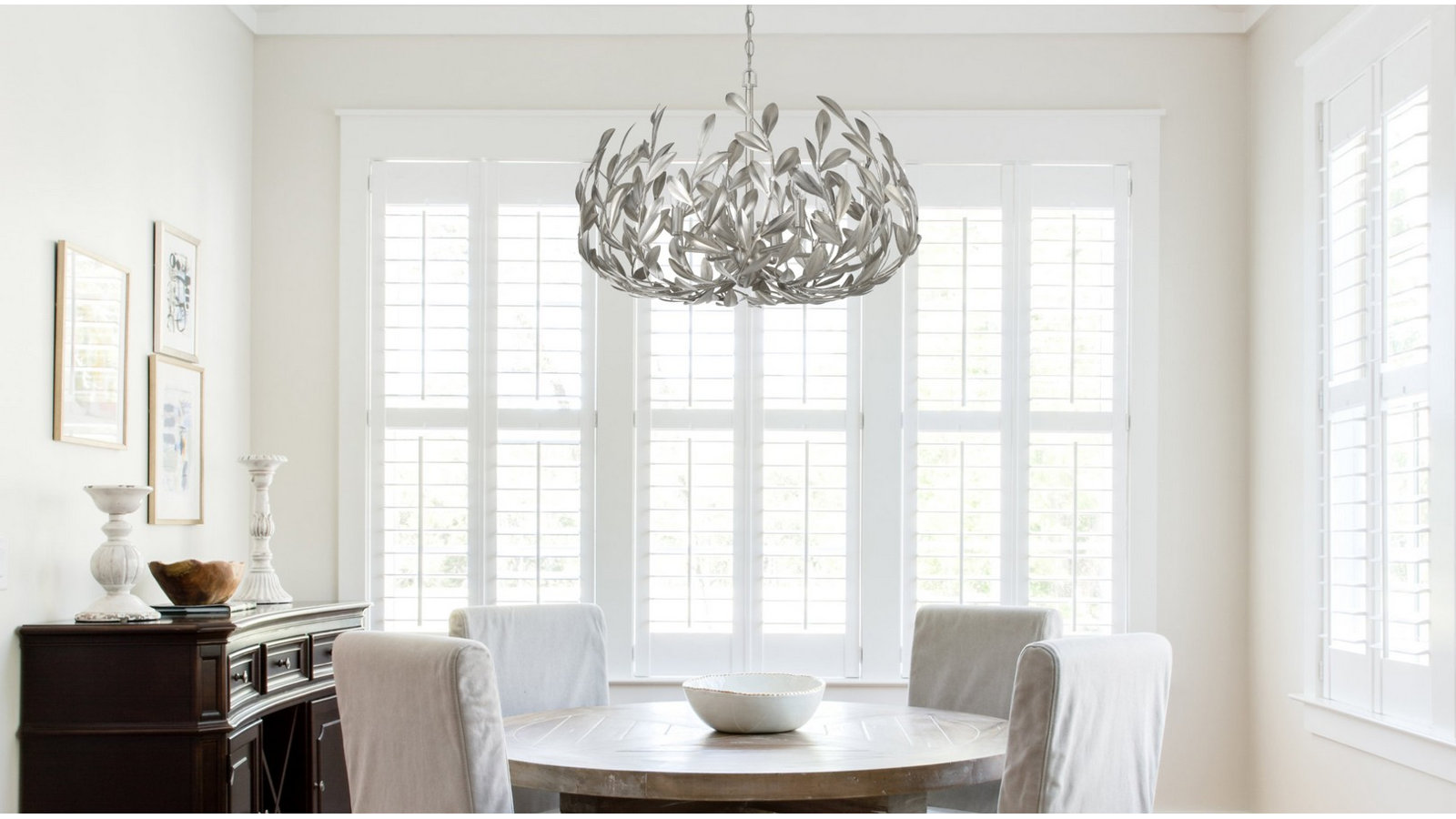 Conde 6 - Light Dimmable Globe Chandelier, Antique Silver
