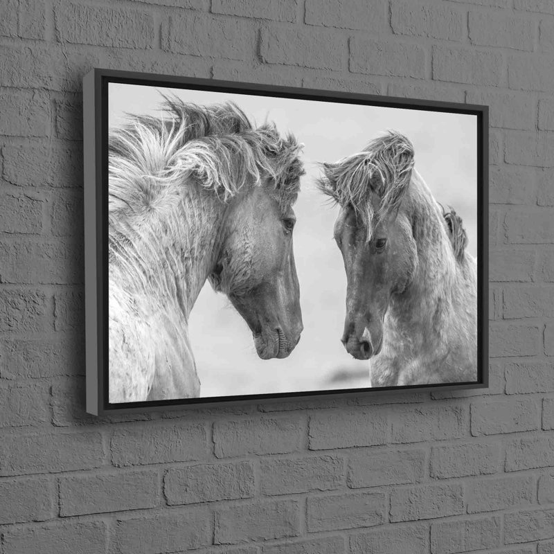 Print on Canvas, Framed Print without Mat, 20 cm H x 30 cm W, Black