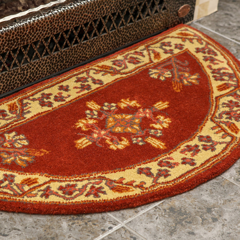 Elisabette Hand Tufted Wool Oriental Indoor Rug
