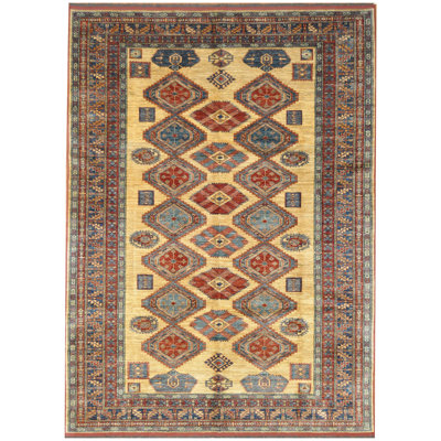 Tapis en laine noué à la main Super Kazak