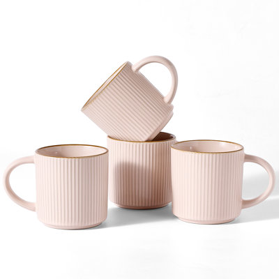12 Oz Coffee Mugs, Set Of 4
