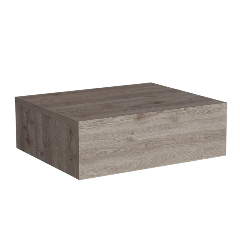 Table de chevet flottante, table de bout, table d'appoint murale avec tiroir , Gris