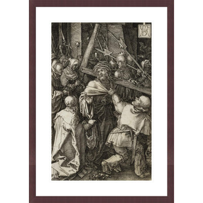 «Bearing of the Cross» par Albrecht Dürer, impression giclée sur cadre