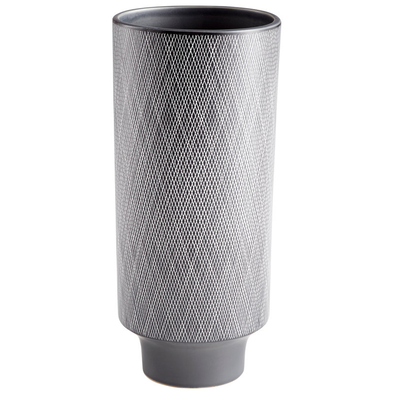 Vase de table San Leandro, H 14 po x l 6,25 po x P 6,25 po