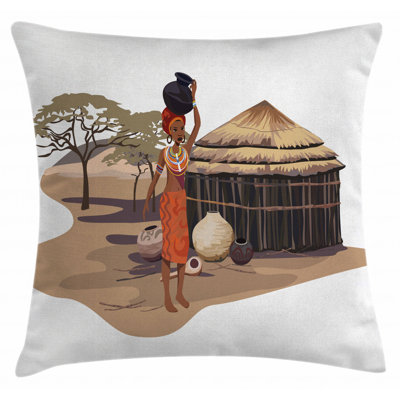 Indoor / Outdoor 36" Throw Pillow Cover