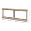 Equestrian 80'' W Solid Wood Console Table