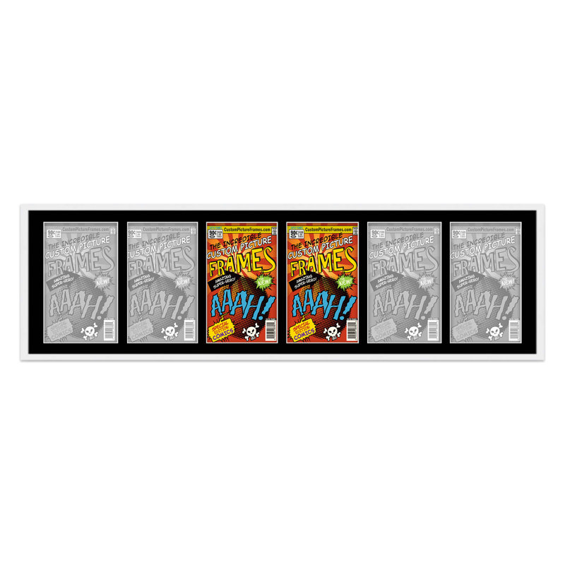 Cadre photo Evalynn, 7,75 po x 10,5 po, Noir / blanc