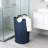 Blue,2Pcs,Foldable Laundry Hamper With Handles, Water-Resistant Oxford Fabric Collapsible Storage Basket For Clothes And Garments,Waterproof, Moisture-Proof, Stain-Resistant And Easy To Clean