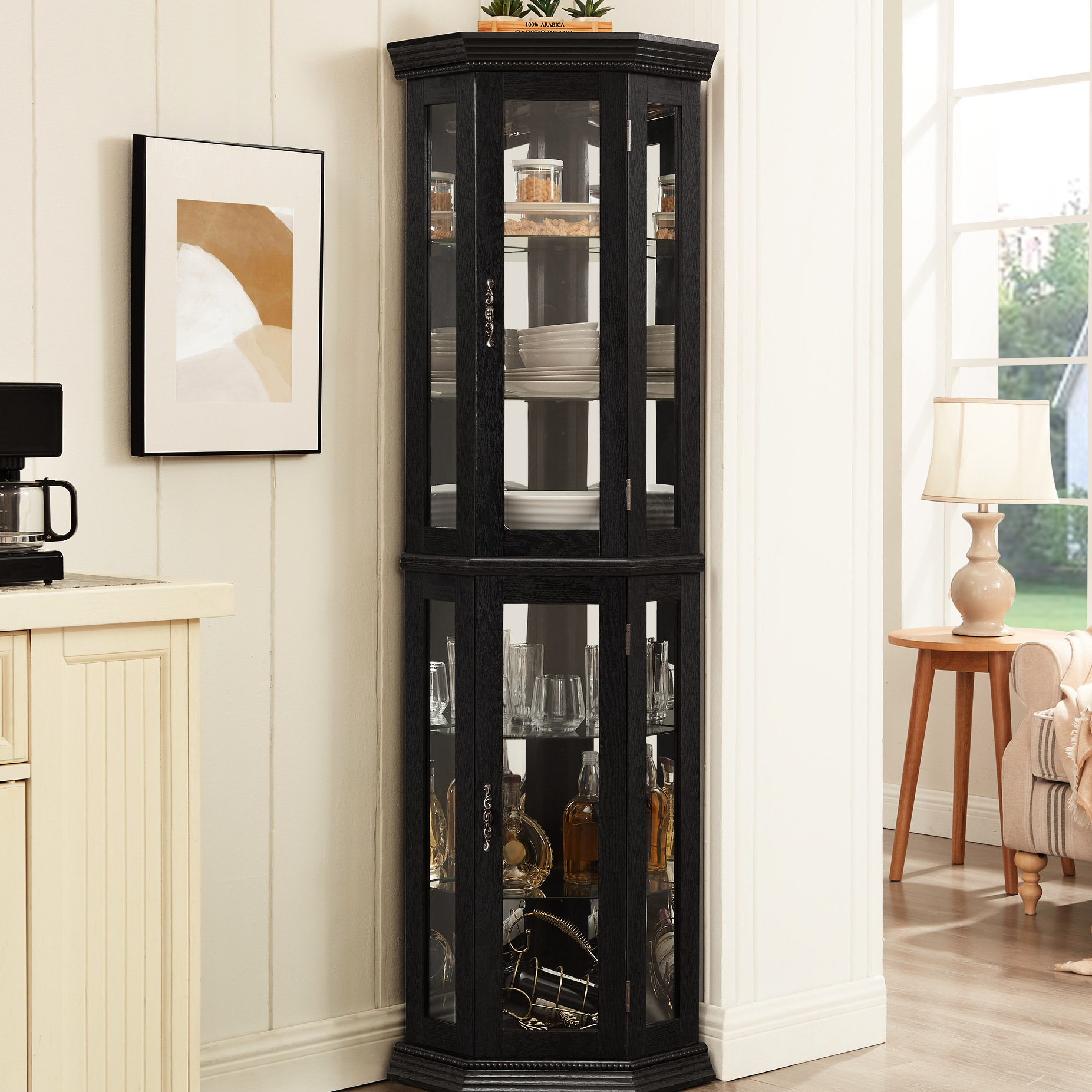 Latitude Run® Elegant 3 - Side Display For Home With Vintage Inspired ...