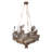 Flow 6-Light Chandelier - Hammered Ore-1606302952