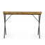 Console en bois naturel