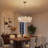 Harlune 6 - Light Gold Drum Glass Chandelier-1478957879