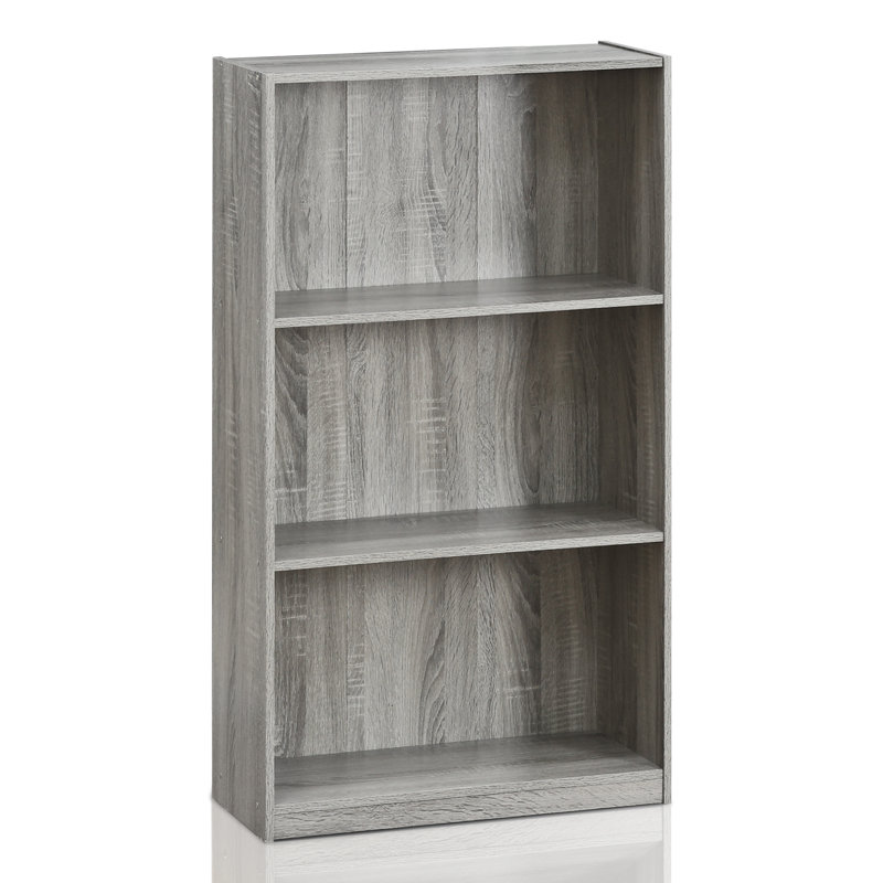Bibliothèque standard H 39,5 po x l 21,75 po Barhorst, Gris chêne français