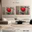 Amour «Heart And Stethoscope Canvas Print» sur-1400780154