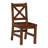 Merrill Kids 11.25" Solid Hardwood Desk Or Activity Chair and Ottoman, Coffee-25522349
