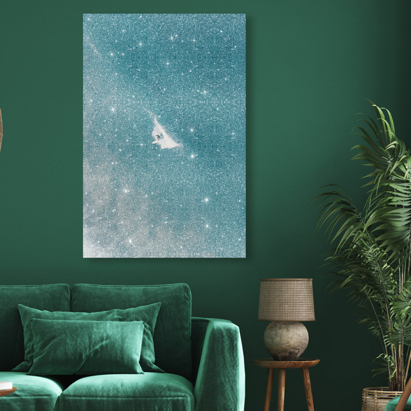 Aquamarine Breath Print by Oliver Gal, 54"H x 36"W, Gallery Wrapped