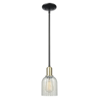 Arcadia - Caledonia - Mini-luminaire suspendu avec tige 5 po 1 lumière