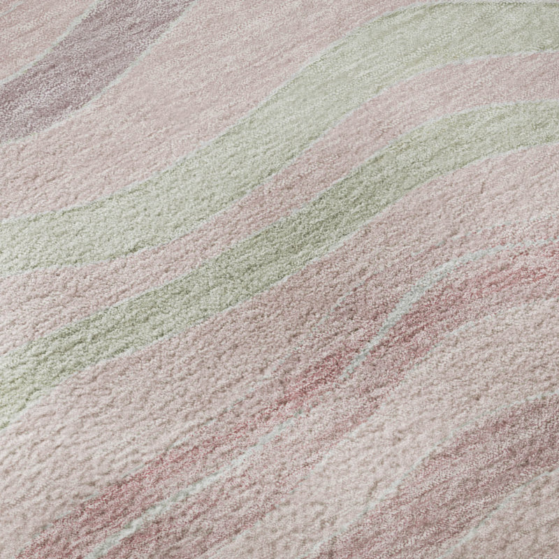 Premium Machine Washable Harjo AMF1581 Stripes Rug, Rectangle 1'8" x 2'6"