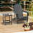 All-Weather Outdoor Side Table Adirondack Tables Patio Table Plastic End Tables Gray-1489835862