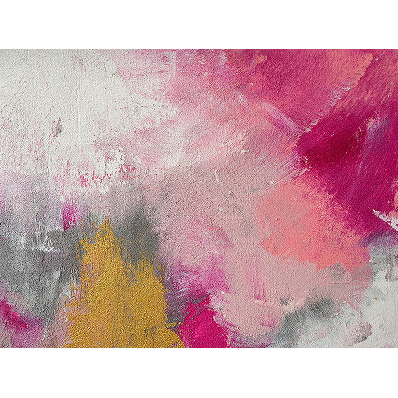 «True Love Pink Hue Abstract» par Glam Gold - impression sur toile tendue, H 18 po x l 24 po x P 1,5 po