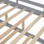 Lit double en bois avec lit gigogne et rangement-1388038322