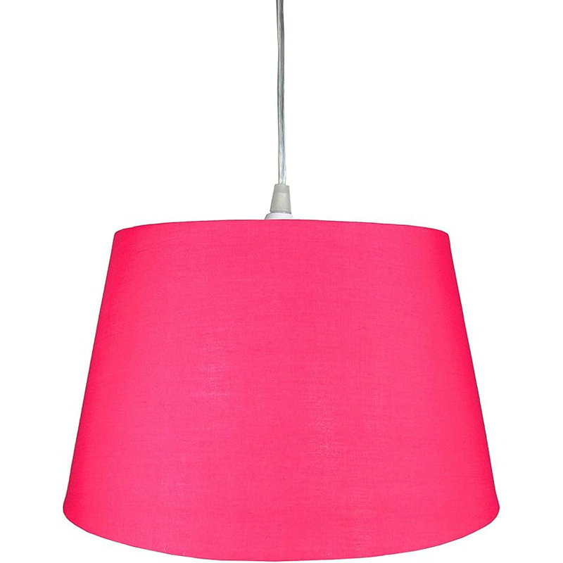 Talaina 25cm H Cotton Lamp Shade, Hot Pink