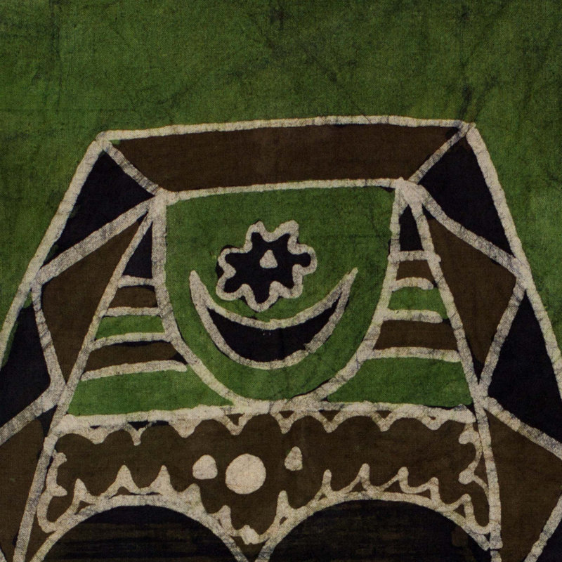 Tapisserie «African Moon and Star Batik» par K. Baka