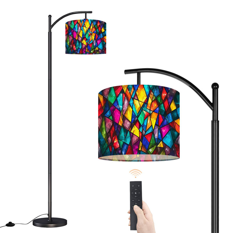 Lampe sur pied Arc avec abat-jour réglable Rainbow