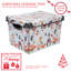 Sac de rangement en plastique Woodland Winter Design