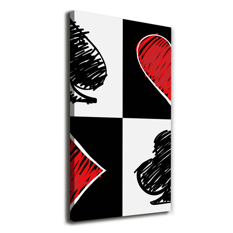 Card Colours - Wrapped Canvas Print