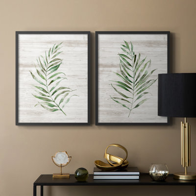Impression encadrée Tropic Frond I-Premium - prête à être accrochée - aucun clou requis - aucun clou requis