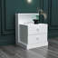 49cm W Manufactured Wood Bedside Table