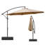 Parasol suspendu en porte-à-faux de 120 po avec base et parasol suspendu-1922198340