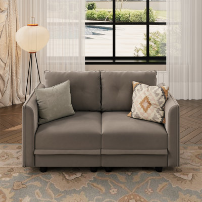Tomario 61" Upholstered Loveseat With Storage