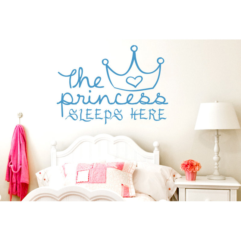 Abstract Wall Decal, Large, Blue