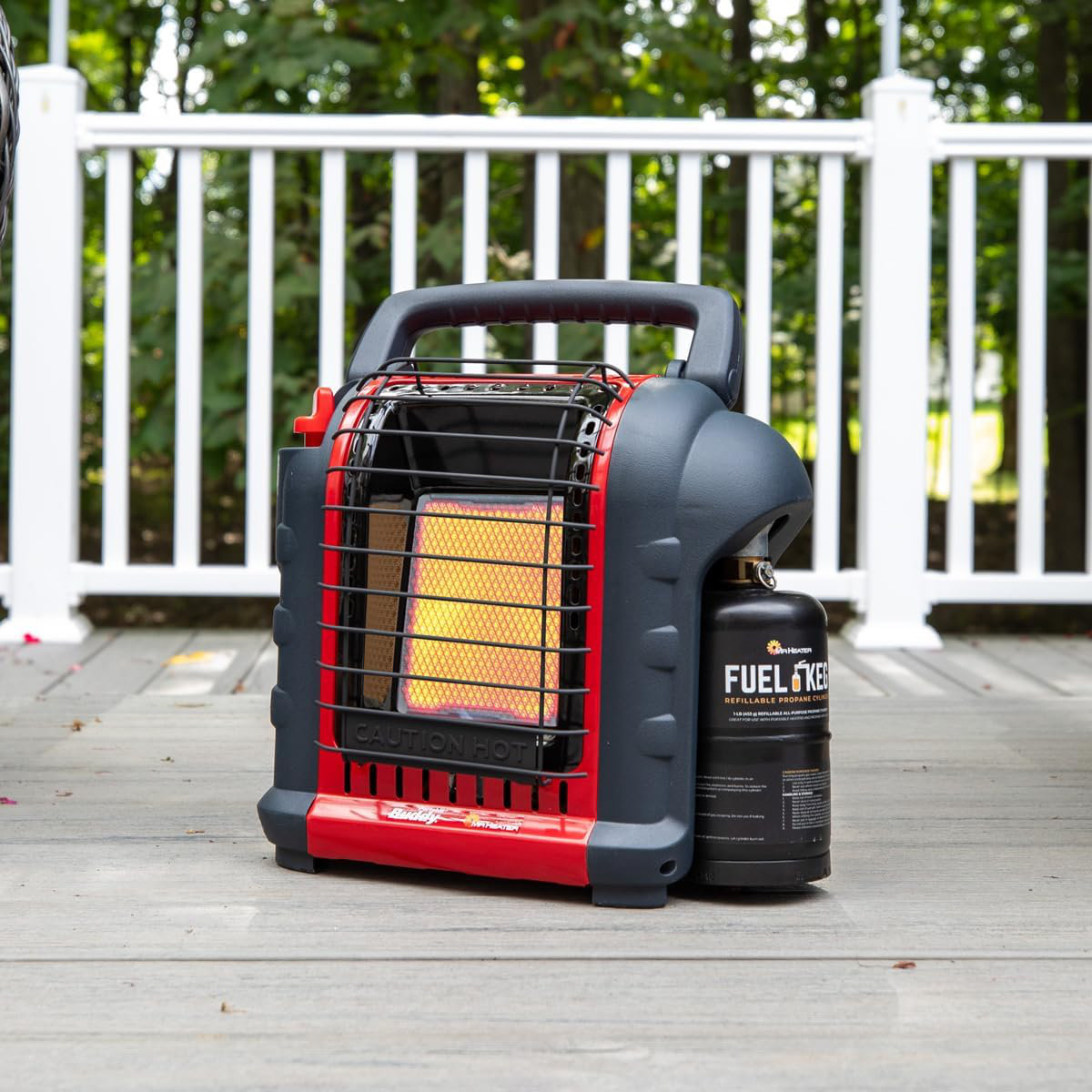 Wayfair Portable Radiator XIONGJIGUOJI 9,000 BTU Portable Radiant Red Propane Heater | Wayfair