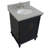 Ilford 25 " W Freestanding Standard Single Vanity Bathroom Vanity With Granite Top-247605027-247605026