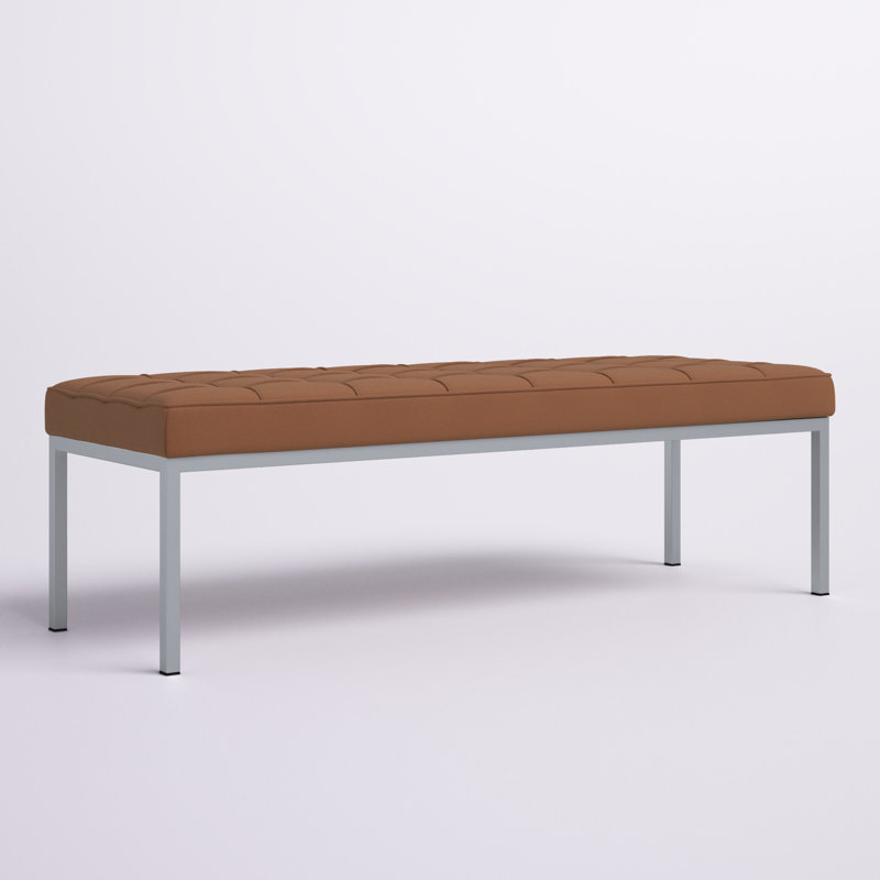 Banc en cuir Loft, Brun clair