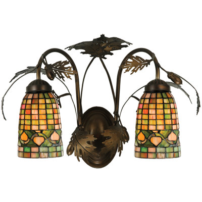 Rustic Lodge Armed Sconce